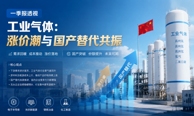 一季报透视中国工业气体：涨价潮与国产替代共振，技术创新驱动行业升级