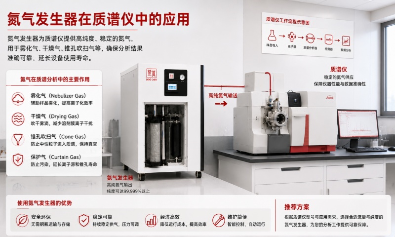 登晨生物氮气发生器引领实验室气体供应革新，推动现代科研高效发展